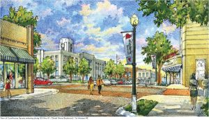 Winchester Downtown Renovation Courthouse View